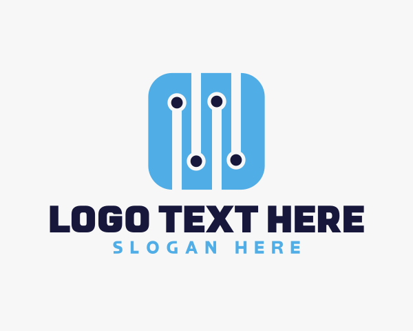 Tech Circuit Network Icon